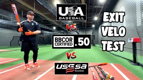 3) The collision efficiency is between 0. . Exit velo bbcor vs usssa
